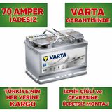 Varta A7 E39 70 Ah Start Stop AGM Akü