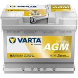Varta A8 12V 60Ah 680A Dynamic Start Stop Agm Akü (Üretim Tarihi:2025)