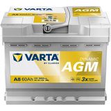 Varta A8 Agm 60 Ah Akü Start-Stop