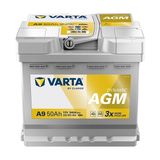 Varta A9 12V 50Ah 540A Dynamic Start Stop Agm Akü (Üretim Tarihi:2025)