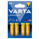 Varta Aa 1.5V Alkalin 4’Lü Paket Pil – Longlife (4106)