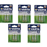 Varta Aa 1600 Mah Recharge Accu Phone Şarjlı 2'li Kalem Pil 5 Paket