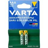 Varta Aaa 1.2V 1000 Mah Nimh Pil - Şarjlı Pil - Şarj Edilebilir Pil (Şarjlı Ince Kalem Pil) - 2 Adet