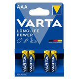 Varta Aaa 1.5V Alkalin 4’Lü Paket Pil – Longlife Power (4903)
