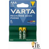 Varta Aaa 550 Mah Şarj Edilebilir Pil - 1 Adet