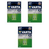 Varta AAA 800 mAh Şarjlı Pil 1,2 V Ni-Mh 6'lı Yüksek Performanslı İnce Kalem Pil Seti