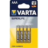 Varta AAA Superlife Çinko Carbon İnce Kalem