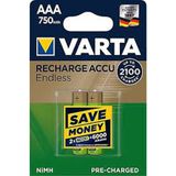 Varta Accu Endless Aaa 2'li 750 mAh Pil