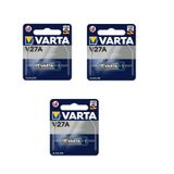 Varta Alkaline V27a 12v Tekli Pil 3 Paket
