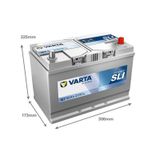 Varta Blue Dynamic G7 12 V 95 Ah 830CCA Akü