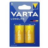 Varta C - Orta Boy 1.5V Alkalin 2’Li Paket Pil – Longlife (4114)