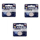 Varta CR-2016 Yassı Elektronik Pil 3'lü