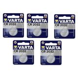 Varta CR 2032 3V Tekli Pil 5 Adet Lityum Kimyası ile Uzun Ömürlü Enerji