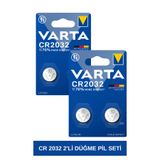 Varta Cr 2032 Lityum Düğme Pil 2'Li Set