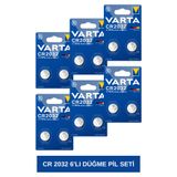 Varta Cr 2032 Lityum Düğme Pil 6'Lı Set