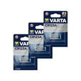 Varta CR123A 3V 3 Adet Lityum Pil