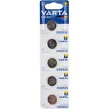 Varta CR2025 3 Volt Lityum Pil (5'li Paket) - 1 Adet