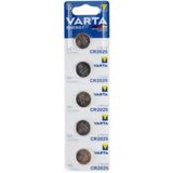 Varta CR2025 5'li Blister Lityum Pil