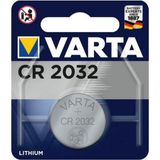 Varta CR2032 Lityum Pil Tekli Kart 1 Adet 1,2 V Yüksek Performanslı Güç Kaynağı