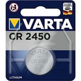 Varta CR2450 3V Lityum Pil 560 mAh Yüksek Performanslı Tek Kullanımlık Pil Voltajı 3 Volt - 1 Adet