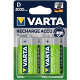 Varta D 3000 Mah Şarj Edilebilir Büyük Boy Pil Recharge Accu Poewer