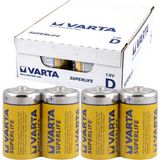 Varta D Büyük Boy Superlıfe Şarjlı Pil 1,5 V 24 Adet Güçlü ve Uzun Süreli Performans