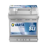 Varta D43 60Ah 540A 12V Ters Kutup Akü – Yeni Seri - Üretim Tarihi: 2026 Yılının 2. çeyreği