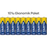 Varta Endüstriyel Pro Aaa 4003 Kalem Pil 10 Lu Paket