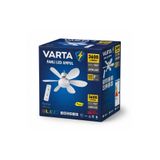 Varta Fanlı led ampul E27 kumandalı 40W 6 kanat pervane ampul 3 kademeli tavan vantilatörü sessiz motor kumandalı