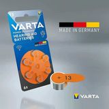 Varta Kulaklık İşitme Cihazı Pili No:13 1.45V 6Lı Paket