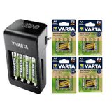 Varta Lcd Plug Plus Şarj Cihazı +16x2100 Mah Aa Şarjlı Pil