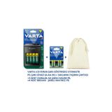 Varta Lcd Plug+ Plus Şarj Cihazı + 4X2100 Mah Aa Şarjlı Kalem Pil+4X800 Aaa Ince Pil+Saklama Çantası