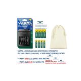 Varta Lcd Plug+ Plus Şarj Cihazı ++4X2600Mah Aa Şarjlı Kalem Pil+4X1000 Aaa Pil+Saklama Çantası