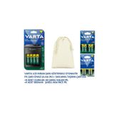 Varta Lcd Plug+ Plus Şarj Cihazı + 8X2100 Mah Aa Şarjlı Kalem Pil+4X800 Aaa Ince Pil+Saklama Çantası