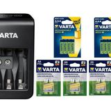 Varta Lcd Plug Şarj Cihazı + 8*2700 Mah Aa + 8*800 Mah Aaa Şarjlı Pil