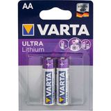 Varta Lithium AA Kalem Pil 2'li Blister 1.2 V Uzun Ömürlü Tek Kullanımlık Pil