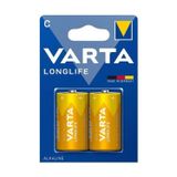 Varta Longlife 2'Li C Boy Alkalin Pil
