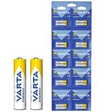 Varta Longlife 4103 LR03 AAA Alkalin İnce Kalem Pil — 20'li Paket