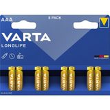 Varta Longlife 8'li Aaa Ince Pil - Mavi - 1 Adet