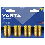 Varta Longlife Aa Kalem Alkalin Pil Paket 8'Li 3 Adet