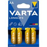 Varta Longlife Aa Kalem Pil 4'Lü Paket (Alkalin) 3 Adet