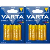 Varta Longlife Alkalin Kalem Aa Pil 12 Adet
