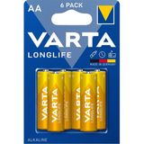 Varta Longlife Alkalin Kalem Aa Pil 6 Lı Paket
