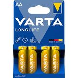 Varta Longlıfe Alkalın Kalem Pil 4 Aa