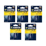 Varta Longlife Alkaline Pil 9 V 5'li