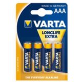 Varta Longlife Extra AAA Alkalin Pil