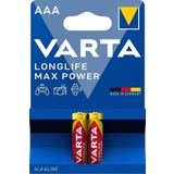 Varta Longlife Max Power Alkalin İnce Kalem Pil AAA (2 Li Paket)