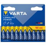 Varta Longlife Power AA Kalem Pil 10'lu Paket (Alkalin) (5'li Paket)