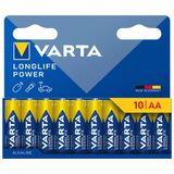 Varta Longlife Power AA Kalem Pil 10'lu Paket (Alkalin) (6'li Paket)