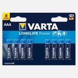 Varta Longlife Power Aaa 8 Li Alkaline Pil (2'li Paket)